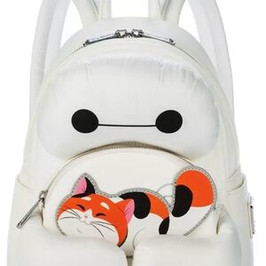 Baymax and Mochi Loungefly Mini Backpack Disney Parks - Big Hero 6